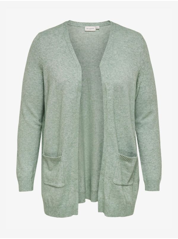 Only Light Green Cardigan ONLY CARMAKOMA Esly - Women