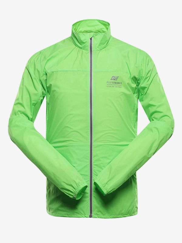 ALPINE PRO Light green men's jacket with impregnation ALPINE PRO Spin