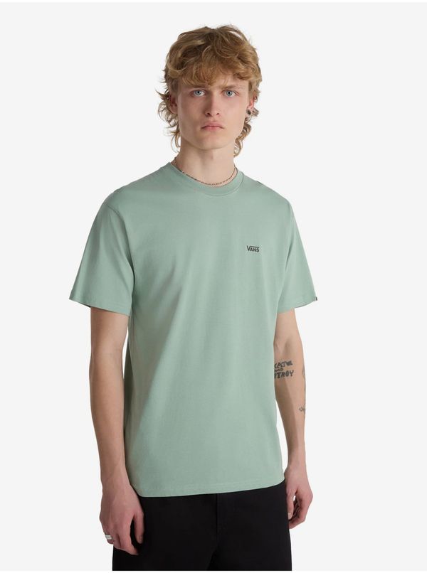 Vans Light Green Men's T-Shirt VANS Left Chest Logo - Men's
