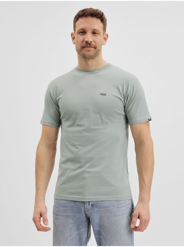 Vans Light Green Men's T-Shirt VANS Mn Left Chest Logo Tee - Men