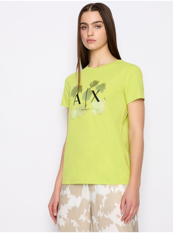 Armani Light Green Women T-Shirt Armani Exchange - Women