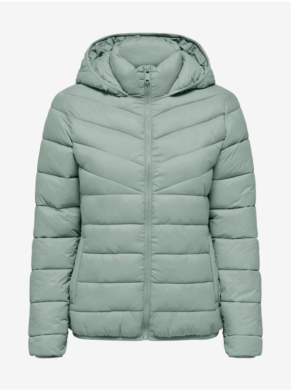 Only Light Green Women's Quilted Jacket ONLY Tahoe - Women