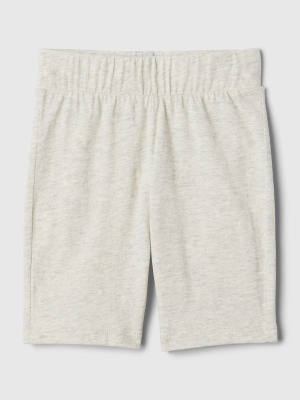 GAP Light grey girls' elastic shorts GAP