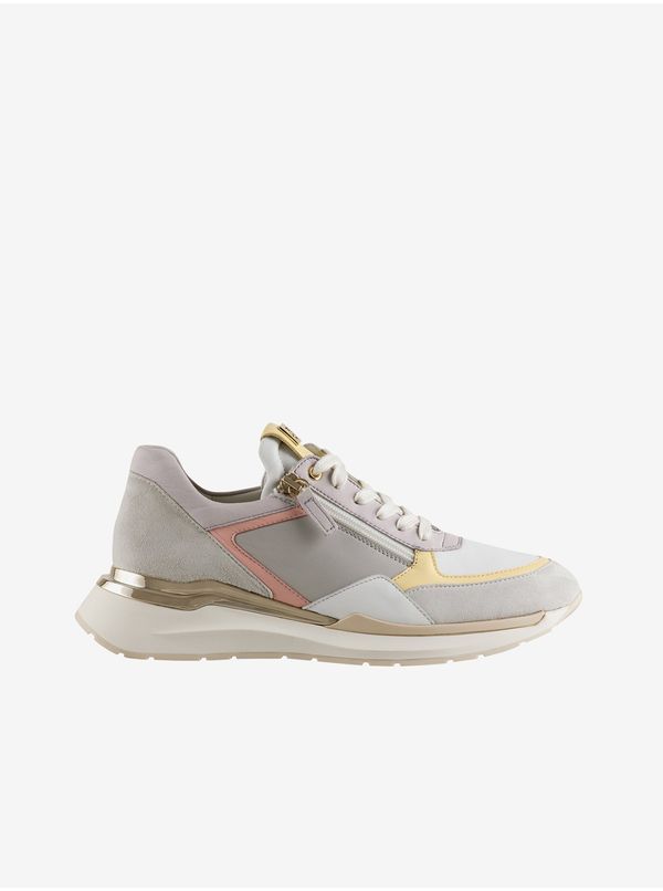 Högl Light Grey Högl Future Women's Leather Sneakers - Womens