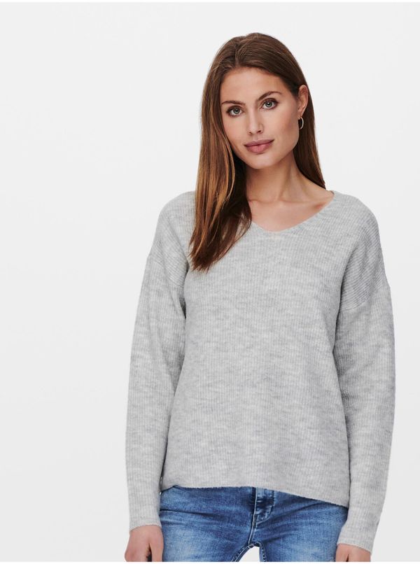 Only Light grey sweater ONLY Camilla - Women's