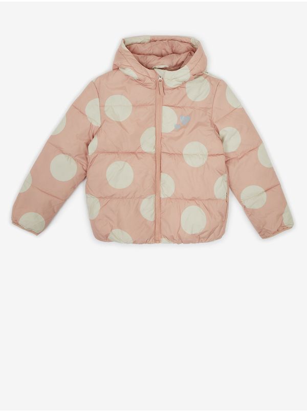 Tom Tailor Light Pink Girly Polka Dot Quilted Jacket Tom Tailor - Girls