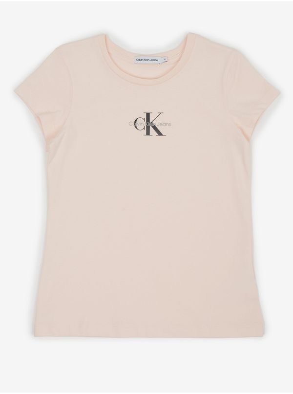 Calvin Klein Light pink girly T-shirt Calvin Klein Jeans - Girls