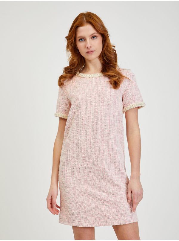 Orsay Light pink ladies tweed dress ORSAY - Ladies