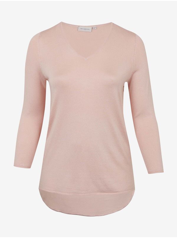 Only Light Pink Light Sweater ONLY CARMAKOMA Marrys - Women