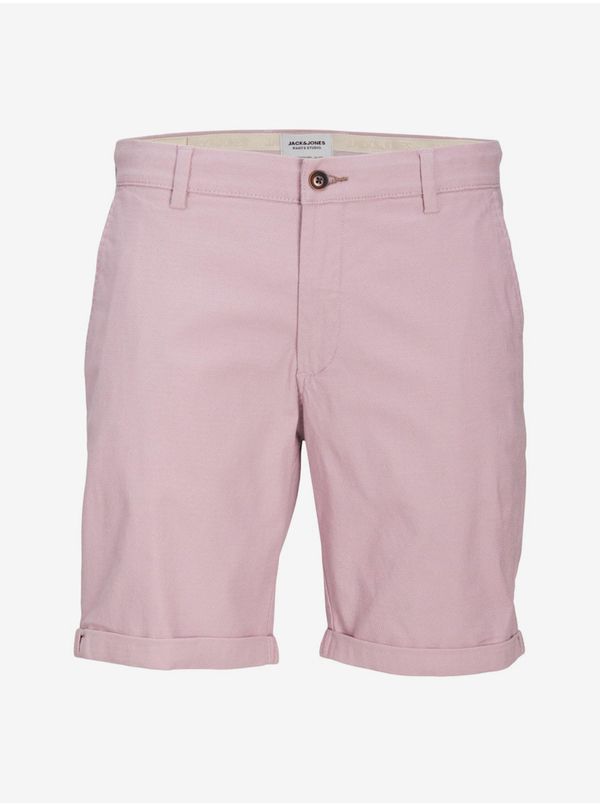 Jack & Jones Light Pink Men's Jack & Jones Fury Chino Shorts - Men's