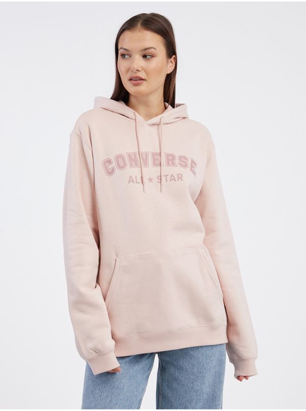 Converse Light Pink Unisex Hoodie Converse Go-To Wordmark - Men