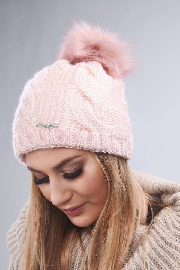 FASARDI Light pink winter cap