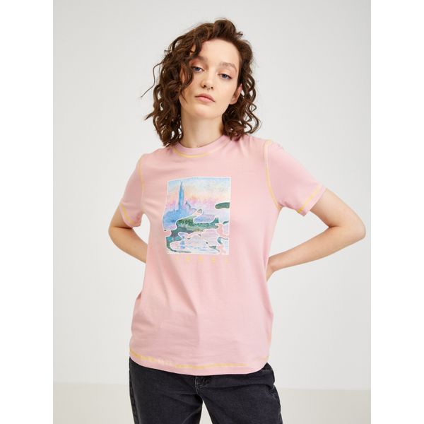 Diesel Light Pink Women T-Shirt Diesel - Women