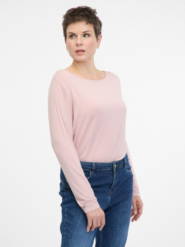 Orsay Light pink women's long-sleeved T-shirt ORSAY - Women's