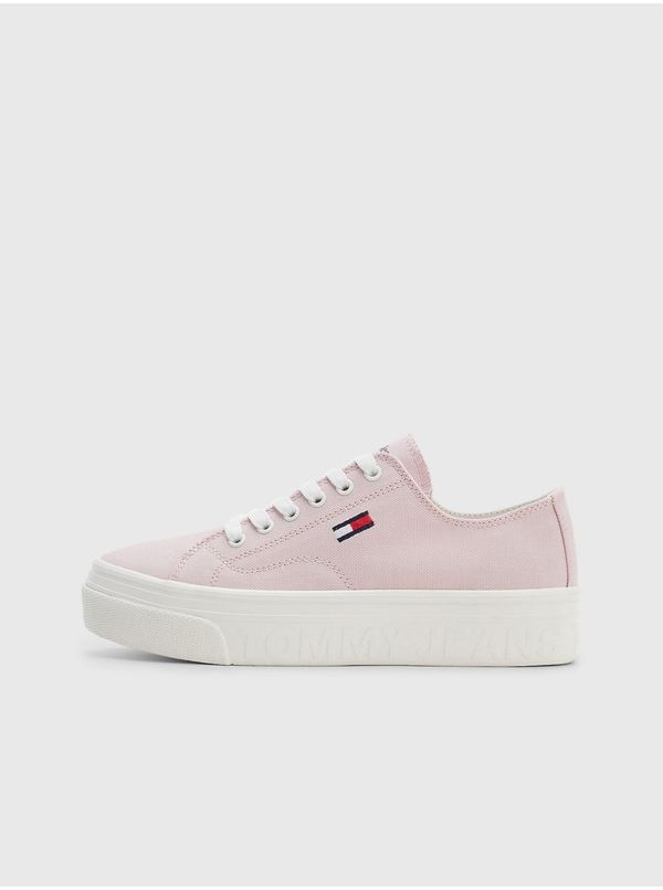 Tommy Hilfiger Light Pink Women's Platform Sneakers Tommy Jeans - Women