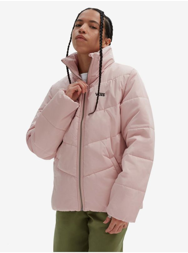 Vans Light pink women's quilted jacket VANS Foundry Puff - Women