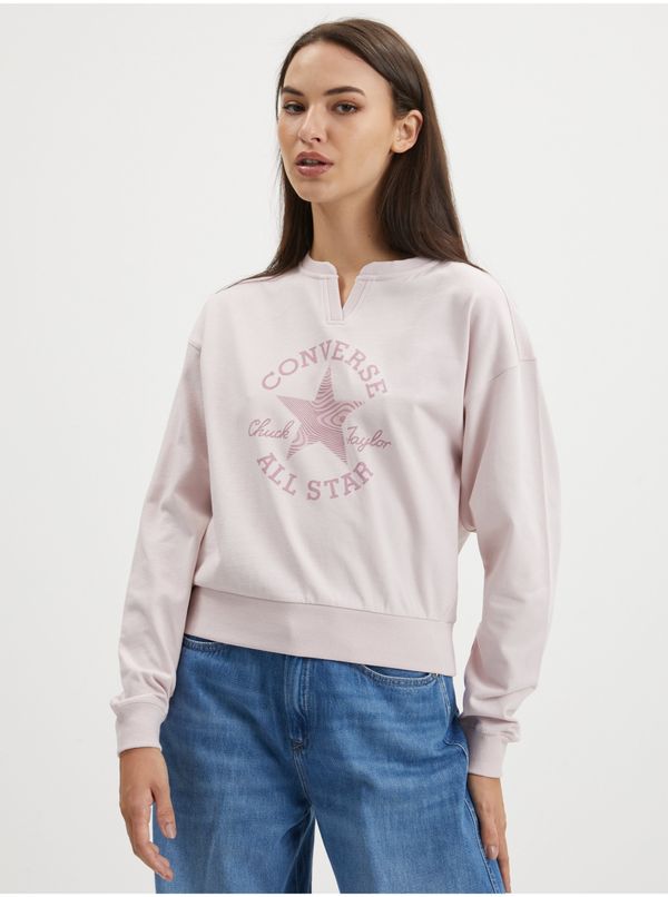 Converse Light Pink Women's Sweatshirt Converse - Women