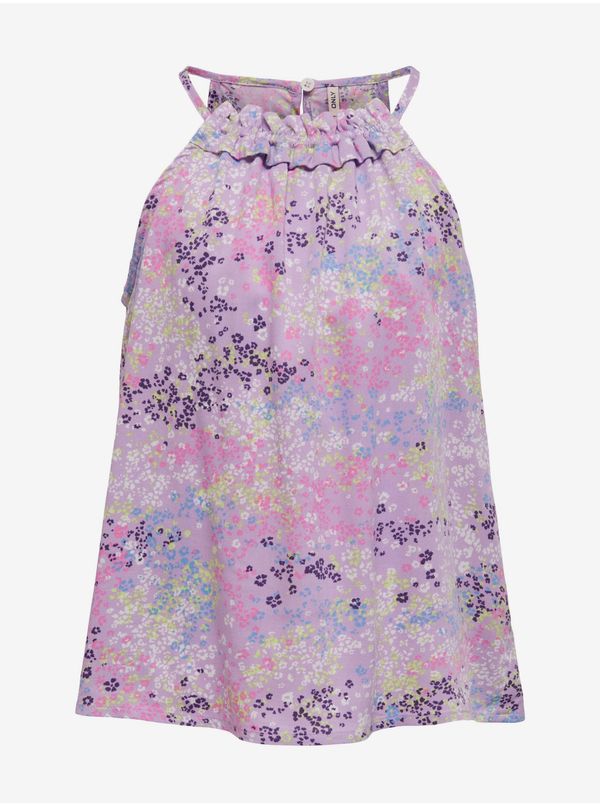 Only Light purple girly floral top ONLY Anna - Girls