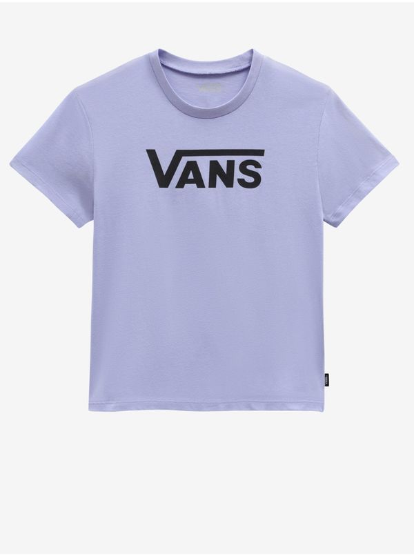 Vans Light purple girly t-shirt VANS Flying Crew Girls - Girls
