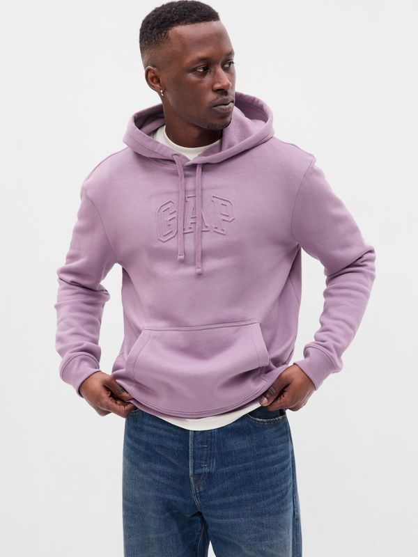 GAP Light purple men's sweatshirt with GAP logo