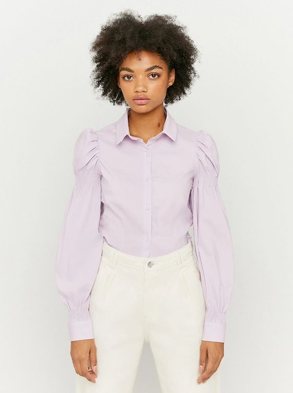 TALLY WEiJL Light purple shirt with gathered sleeves TALLY WEiJL - Women