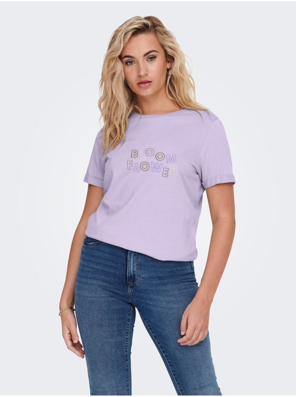 JDY Light purple T-Shirt JDY Amy - Women