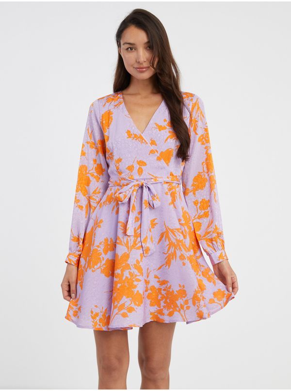 Only Light purple women's floral dress ONLY Summer - Women