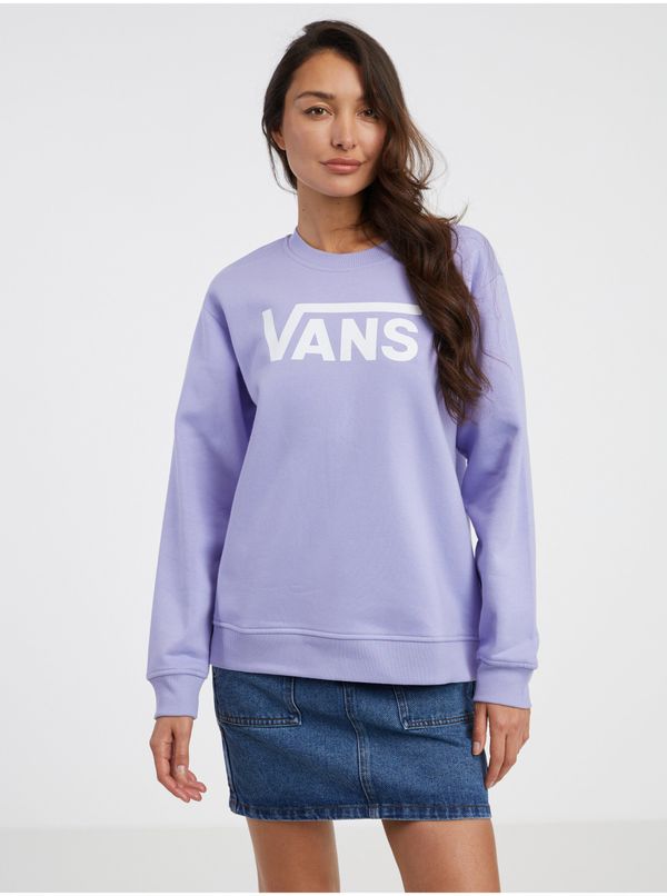 Vans Light purple women's sweatshirt VANS Classic Crew - Women