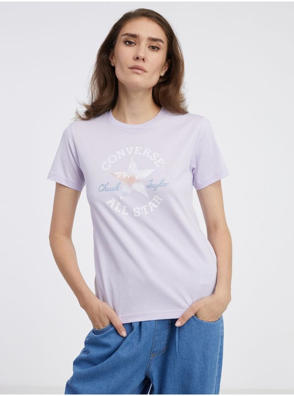 Converse Light purple women's T-shirt Converse - Women