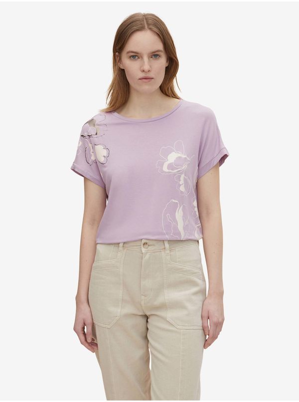Tom Tailor Light purple Women's T-shirt with print Tom Tailor - Women