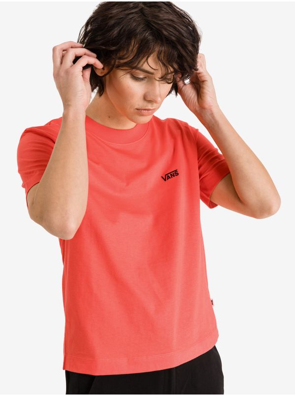 Vans Light red women's T-shirt Vans Junior V Boxy - Women