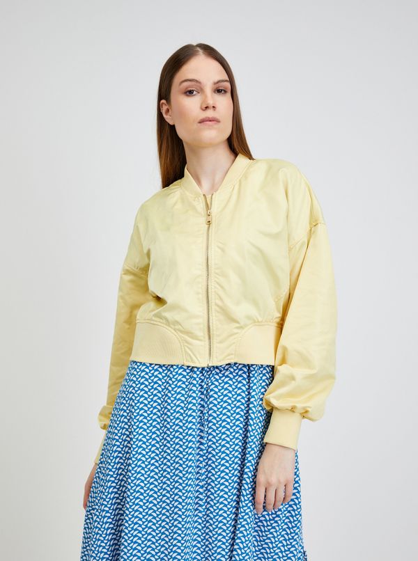 Only Light Yellow Bomber ONLY New Jackie - Women