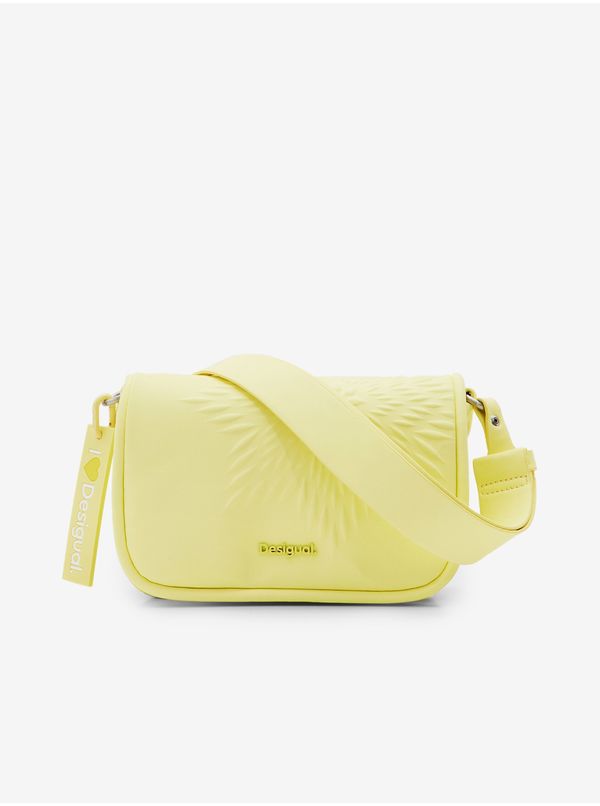 DESIGUAL Light yellow women's handbag Desigual Aquiles Z Gales - Women
