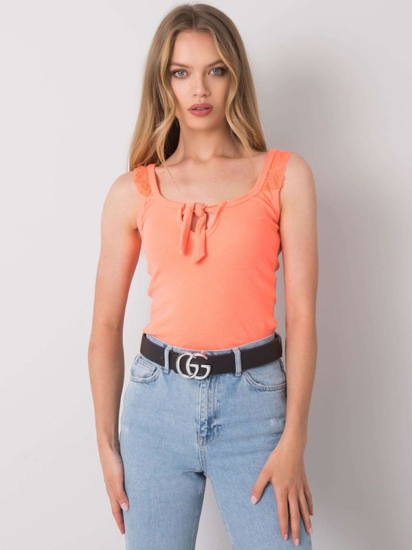 Fashionhunters Lightweight coral top from Candy