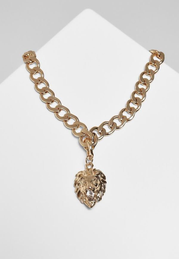 Urban Classics Accessoires Lion Basic Necklace Gold