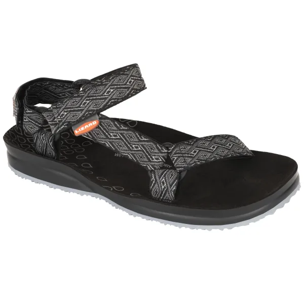 Lizard Lizard Creek IV Ethno Black Sandals