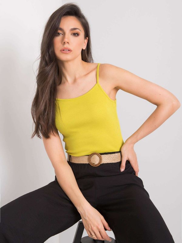 Fashionhunters Lizzie RUE PARIS lime top