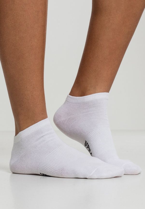 Urban Classics Logo No Show Socks 5-pack white