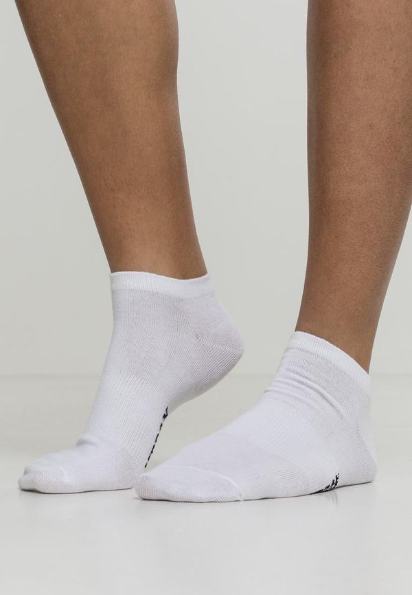 Urban Classics Logo No Show Socks 5-pack white