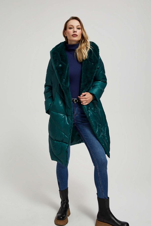 Moodo Long jacket with hood