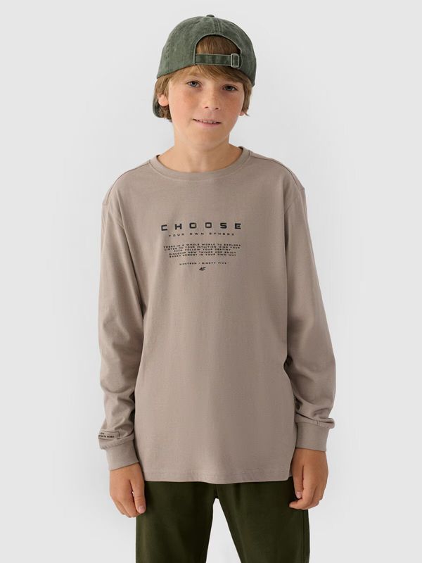 4F Long Sleeve T-Shirt For Boy With Print Regular 4F 4FJWAW24TLO