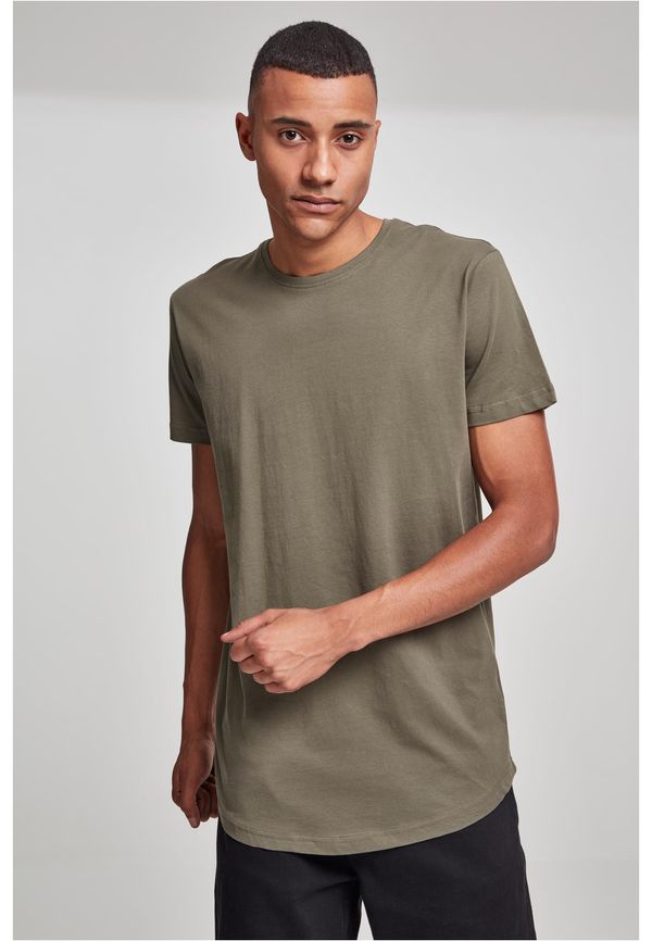 Urban Classics Long T-shirt in the shape of an olive