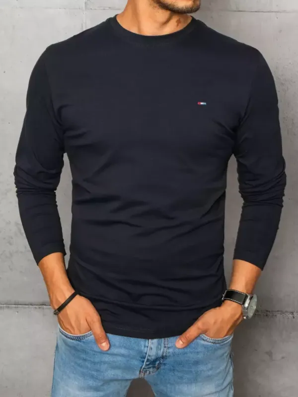 DStreet Longsleeve męski granatowy Dstreet