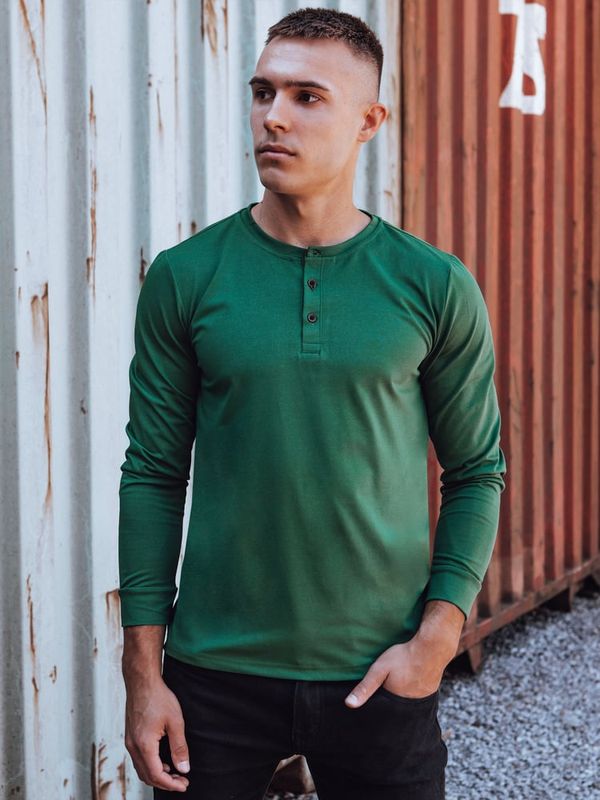 DStreet Longsleeve męski zielony Dstreet