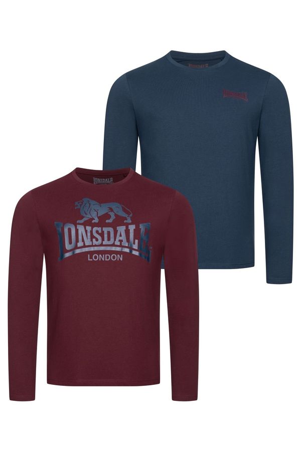 Lonsdale Lonsdale Men's long-sleeved shirt regular fit double pack