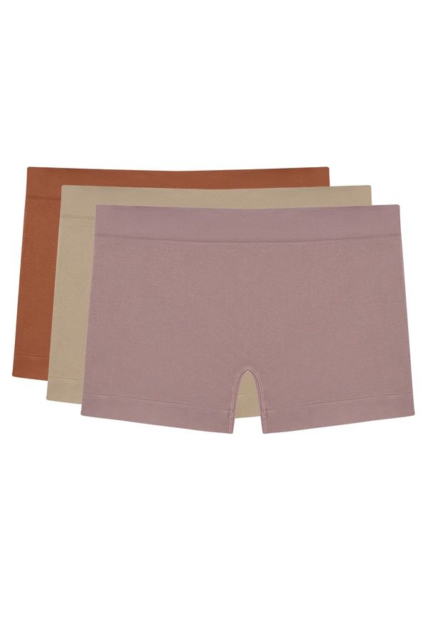 LOS OJOS LOS OJOS 3 Pieces of Seamless Boxer Panties