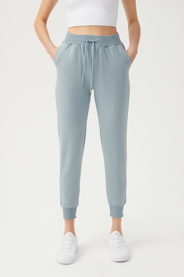 LOS OJOS LOS OJOS Women's Blue Gray Jogger