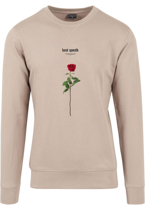 MT Men Lost Youth Rose Crewneck darksand