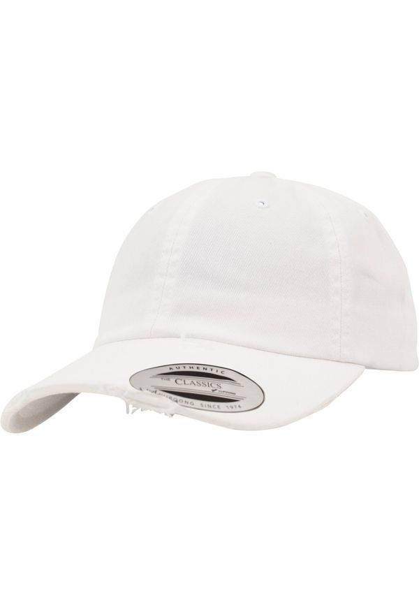 Flexfit Low Profile Destroyed Cap White