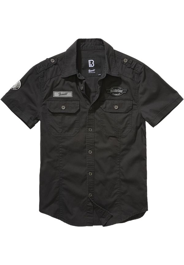 Brandit Luis Vintage Short Sleeve Shirt Black